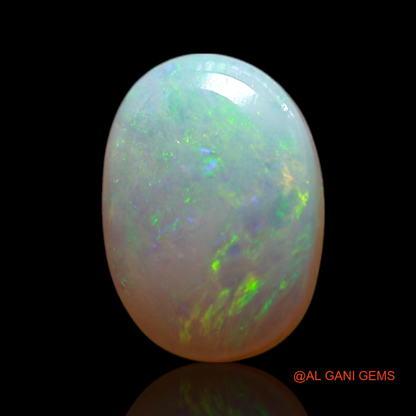 1.00 Cts Natural Australian Fire Opal Loose Gemstone Oval Cabochon 8x6x3 mm AG-252