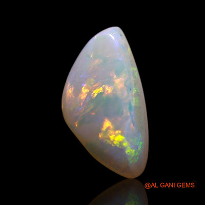 0.80 Cts Natural Australian Fire Opal Trillion Cabochon Loose Gemstone For Jewelry 9x5x2 mm AG-253