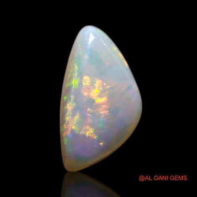 0.80 Cts Natural Australian Fire Opal Trillion Cabochon Loose Gemstone For Jewelry 9x5x2 mm AG-253