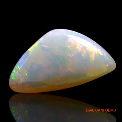 0.80 Cts Natural Australian Fire Opal Trillion Cabochon Loose Gemstone For Jewelry 9x5x2 mm AG-253