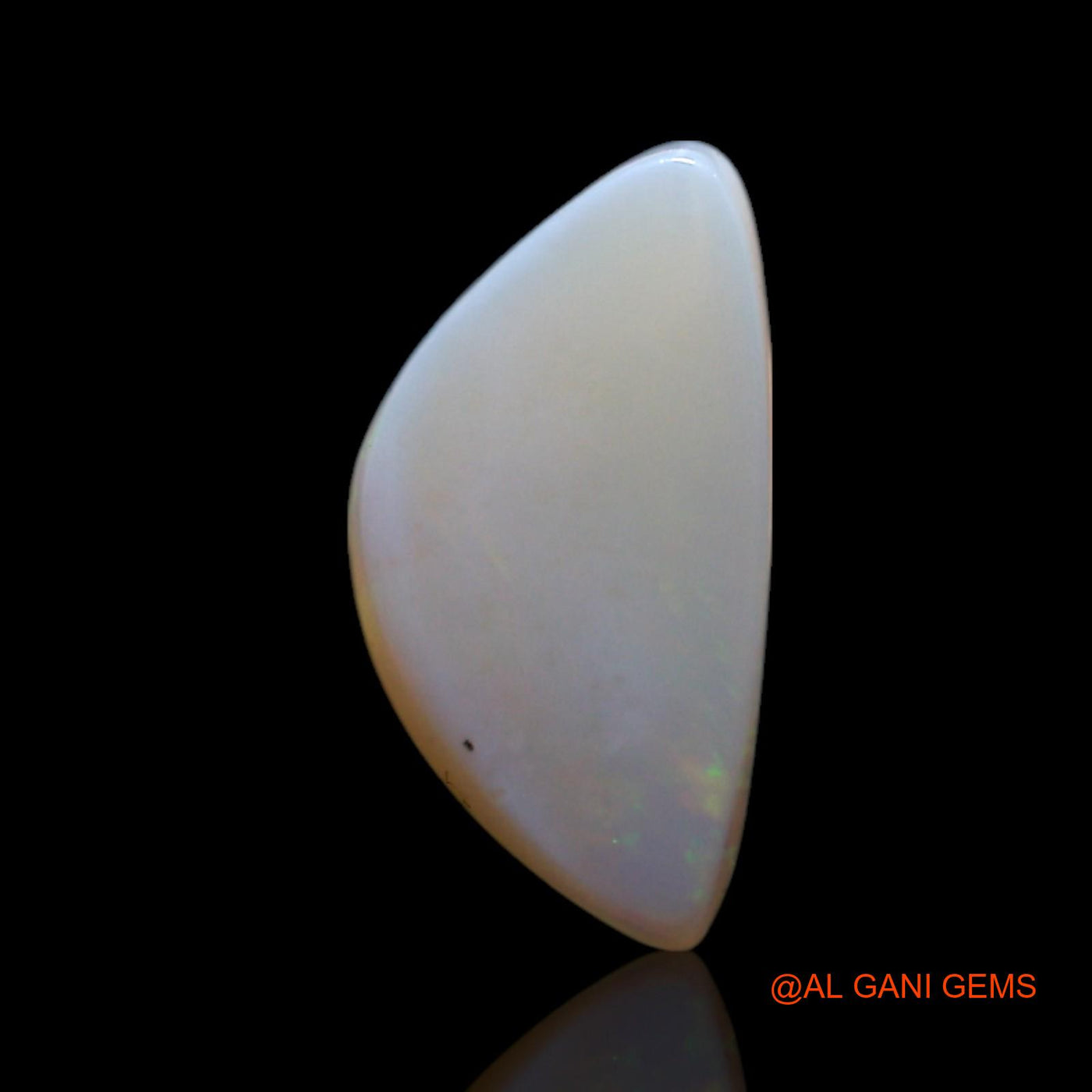 0.80 Cts Natural Australian Fire Opal Trillion Cabochon Loose Gemstone For Jewelry 9x5x2 mm AG-253