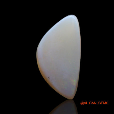 0.80 Cts Natural Australian Fire Opal Trillion Cabochon Loose Gemstone For Jewelry 9x5x2 mm AG-253