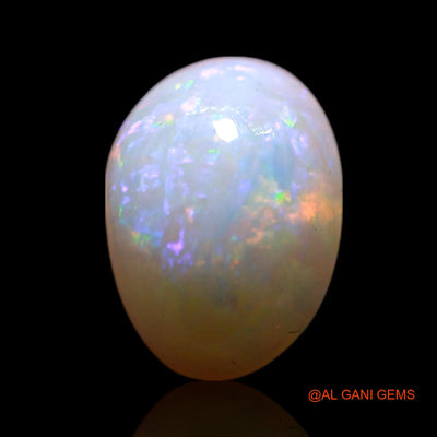 Natural Untreated Fire Opal Loose Gemstone Oval Cabochon From Australia 1.00 Cts 8x6x3 mm AG-254