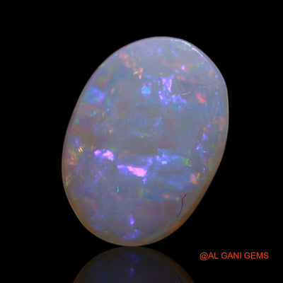Natural Untreated Fire Opal Loose Gemstone Oval Cabochon From Australia 1.00 Cts 8x6x3 mm AG-254