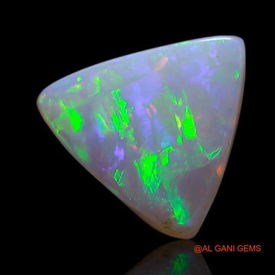 1.00 Cts Natural Australian Fire Opal Loose Gemstone Trillion Cabochon 7x7x3 mm AG-255