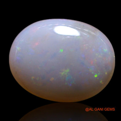 0.80 Cts Unheated Australian Fire Opal Loose Gemstone Oval Cabochon Natural 8x7x2 mm AG-256