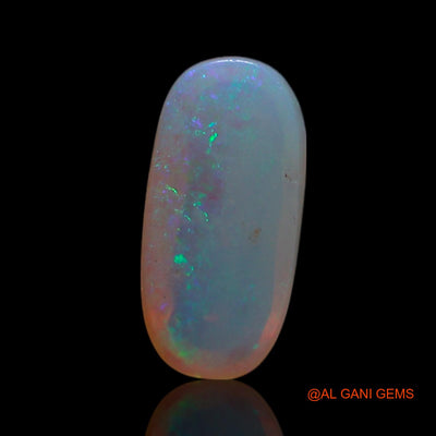 Natural Untreated Fire Opal Loose Gemstone Oval Cabochon From Australia 0.90 Cts 9x4x2 mm AG-257