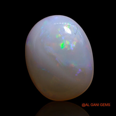 Natural Untreated Fire Opal Loose Gemstone Oval Cabochon From Australia 2.00 Cts 12x9x3 mm AG-25