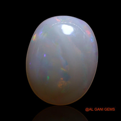 Natural Untreated Fire Opal Loose Gemstone Oval Cabochon From Australia 2.00 Cts 12x9x3 mm AG-25