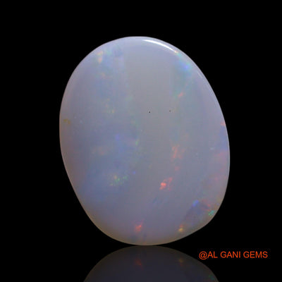 Natural Untreated Fire Opal Loose Gemstone Oval Cabochon From Australia 2.00 Cts 12x9x3 mm AG-25