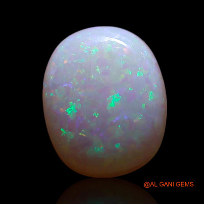 Natural Untreated Fire Opal Loose Gemstone Oval Cabochon From Australia 0.90 Cts 8x6x2 mm AG-261