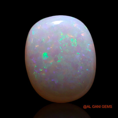 Natural Untreated Fire Opal Loose Gemstone Oval Cabochon From Australia 0.90 Cts 8x6x2 mm AG-261