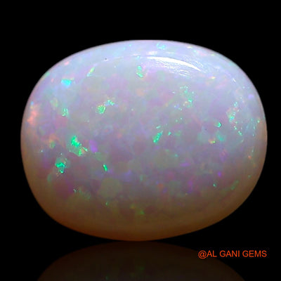 Natural Untreated Fire Opal Loose Gemstone Oval Cabochon From Australia 0.90 Cts 8x6x2 mm AG-261