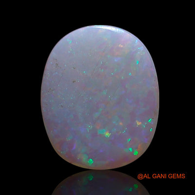 Natural Untreated Fire Opal Loose Gemstone Oval Cabochon From Australia 0.90 Cts 8x6x2 mm AG-261