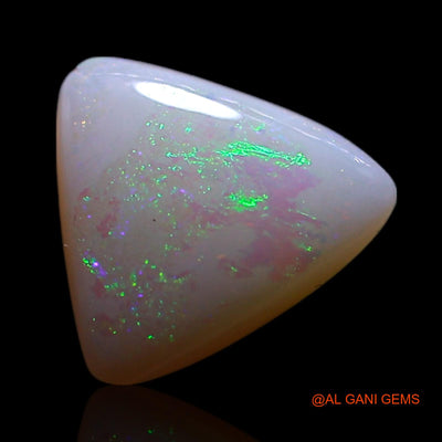 Natural Untreated Fire Opal Loose Gemstone Trillion Cabochon From Australia 0.70 Cts 7x7x2 mm AG-262
