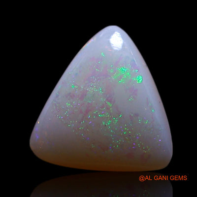 Natural Untreated Fire Opal Loose Gemstone Trillion Cabochon From Australia 0.70 Cts 7x7x2 mm AG-262