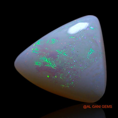 Natural Untreated Fire Opal Loose Gemstone Trillion Cabochon From Australia 0.70 Cts 7x7x2 mm AG-262