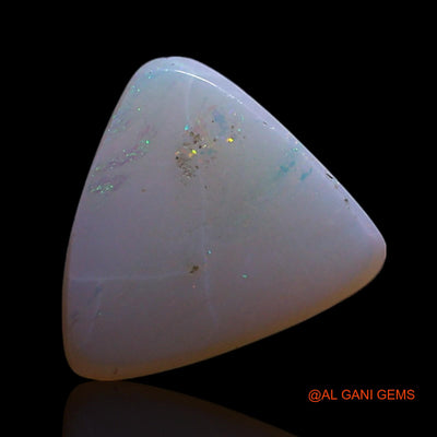 Natural Untreated Fire Opal Loose Gemstone Trillion Cabochon From Australia 0.70 Cts 7x7x2 mm AG-262
