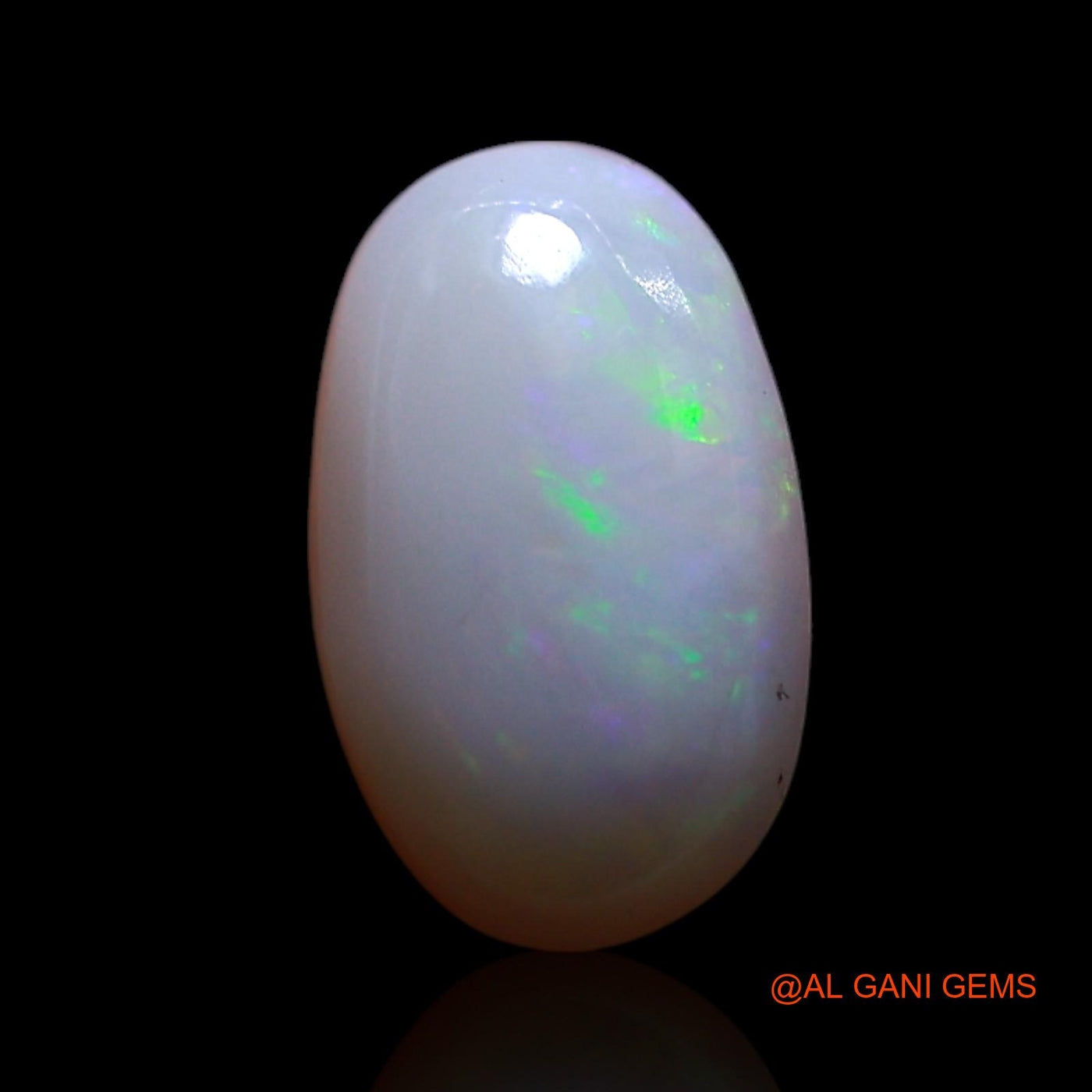 Natural Fire Opal Gemstone 0.90 Cts Loose Oval Cabochon From Australia 9x5x2 mm AG-263