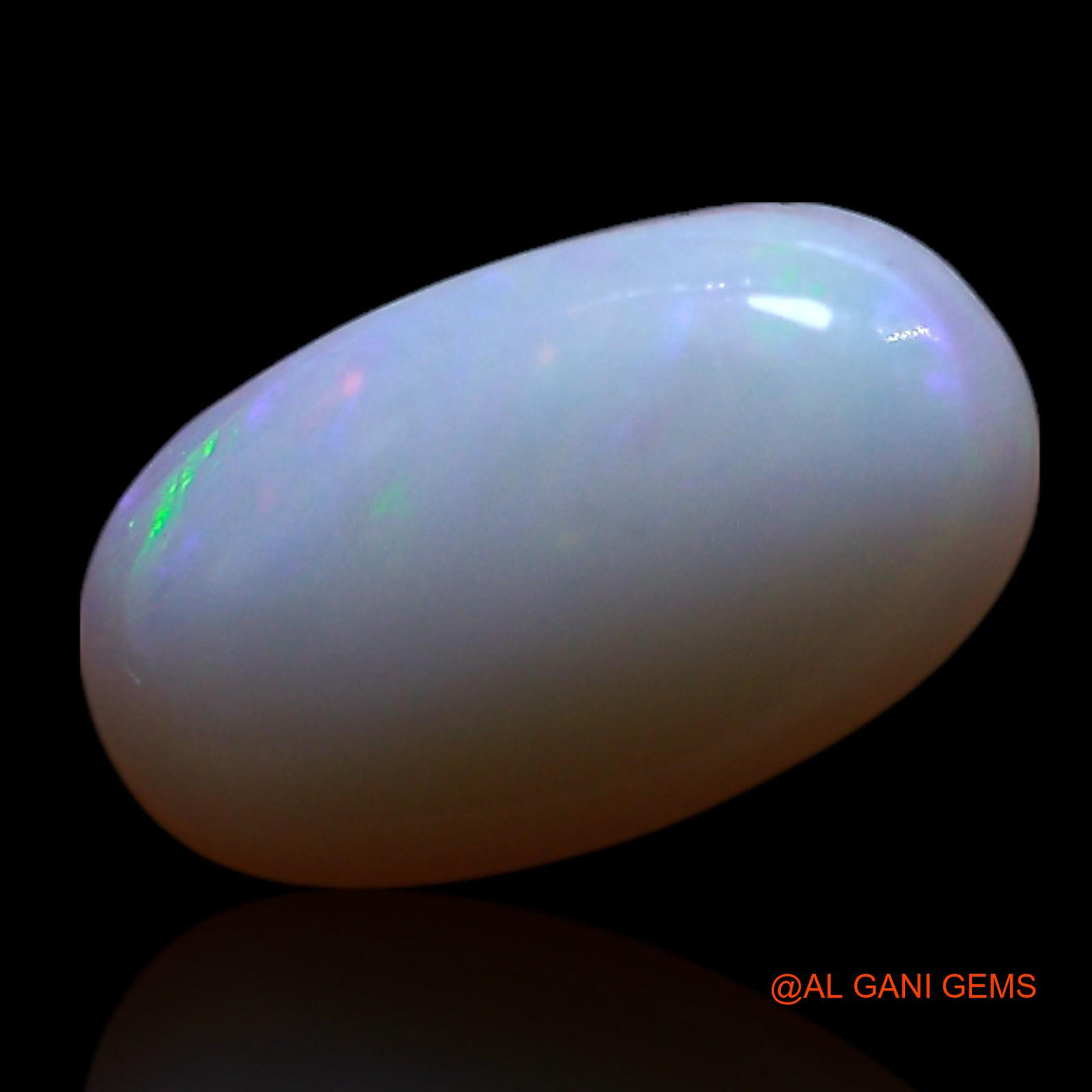 Natural Fire Opal Gemstone 0.90 Cts Loose Oval Cabochon From Australia 9x5x2 mm AG-263