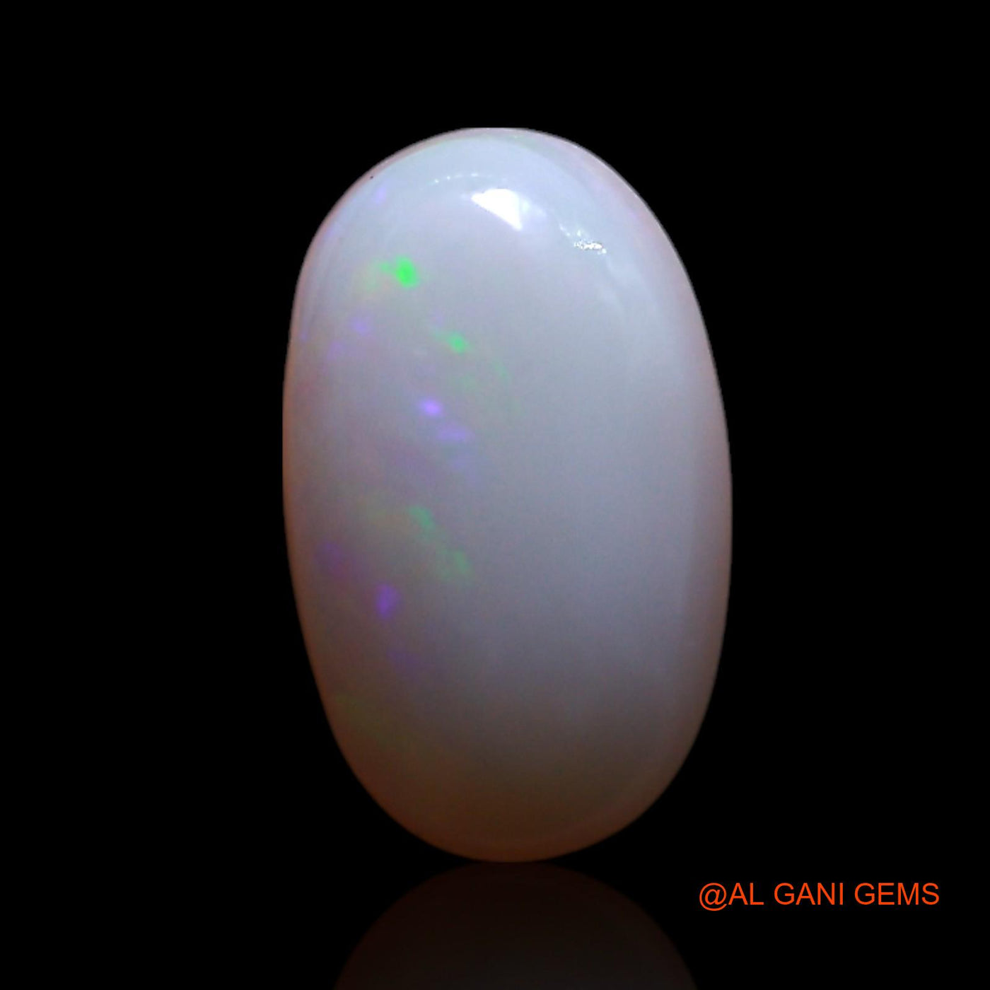 Natural Fire Opal Gemstone 0.90 Cts Loose Oval Cabochon From Australia 9x5x2 mm AG-263