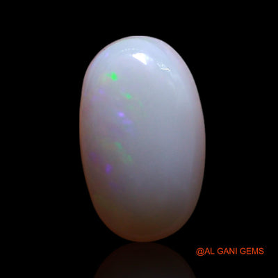 Natural Fire Opal Gemstone 0.90 Cts Loose Oval Cabochon From Australia 9x5x2 mm AG-263