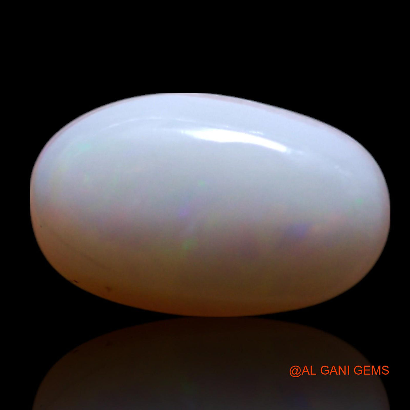 Natural Fire Opal Gemstone 0.90 Cts Loose Oval Cabochon From Australia 9x5x2 mm AG-263