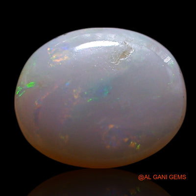1.00 Cts Natural Australian Fire Opal Oval Cabochon Loose Gemstone For Jewelry 8x7x2 mm AG-264