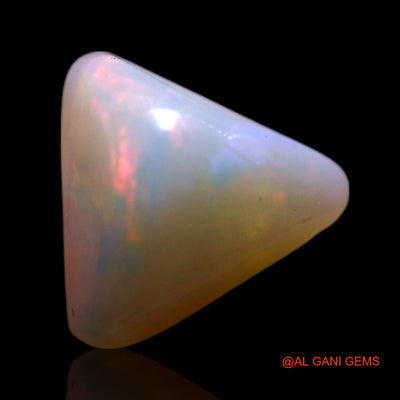 1.00 Cts Unheated Australian Fire Opal Loose Gemstone Trillion Cabochon Natural 7x7x4 mm AG-265