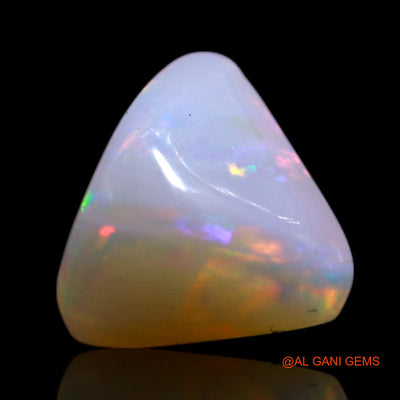 1.00 Cts Unheated Australian Fire Opal Loose Gemstone Trillion Cabochon Natural 7x7x4 mm AG-265