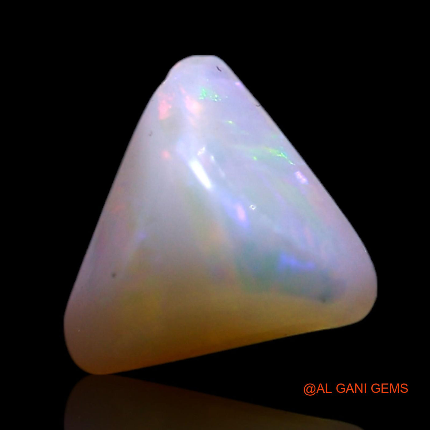 1.00 Cts Unheated Australian Fire Opal Loose Gemstone Trillion Cabochon Natural 7x7x4 mm AG-265
