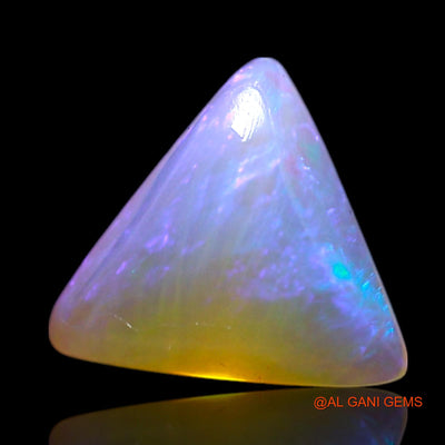 Natural Fire Opal Gemstone 0.90 Cts Loose Trillion Cabochon From Australia 7x7x3 mm AG-266