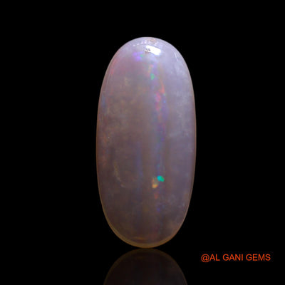 1.00 Cts Natural Australian Fire Opal Loose Gemstone Oval Cabochon 13x6x2 mm AG-26
