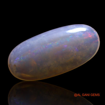 1.00 Cts Natural Australian Fire Opal Loose Gemstone Oval Cabochon 13x6x2 mm AG-26