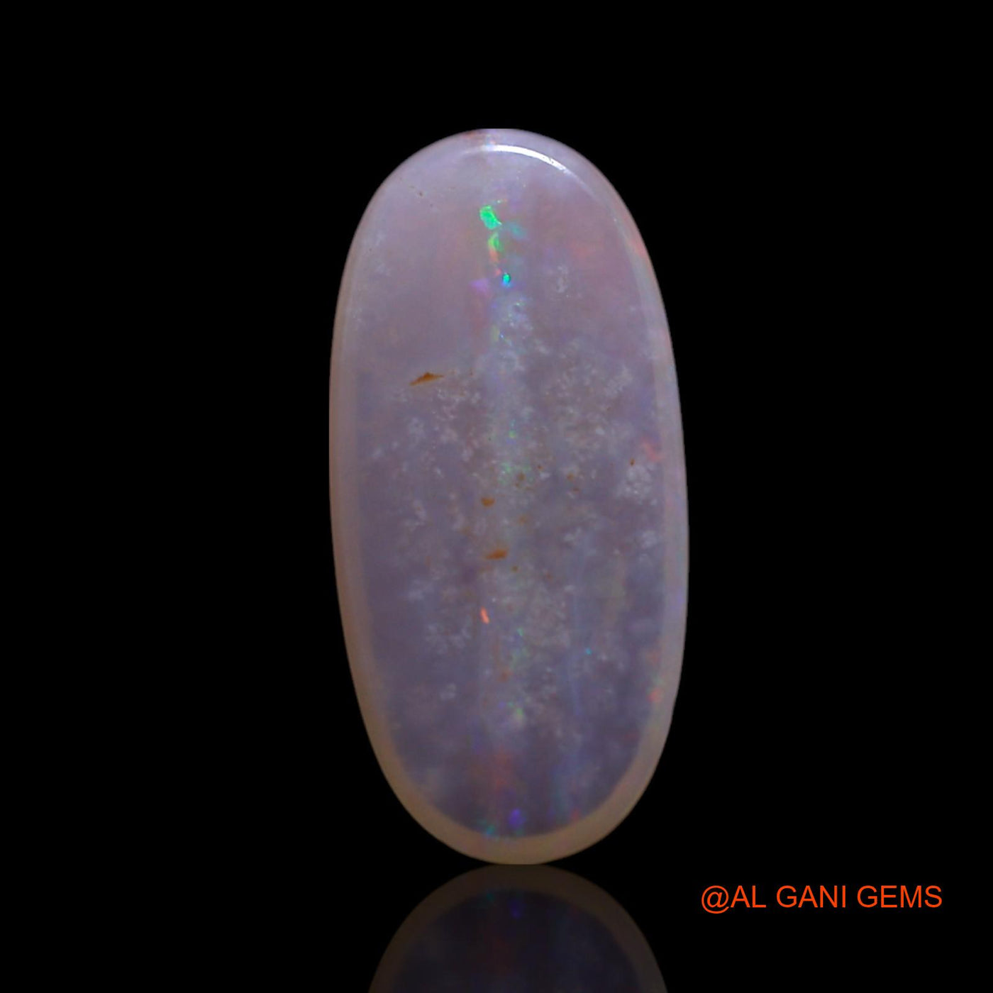 1.00 Cts Natural Australian Fire Opal Loose Gemstone Oval Cabochon 13x6x2 mm AG-26