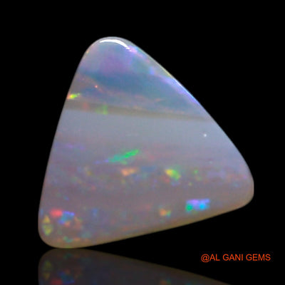1.00 Cts Unheated Australian Fire Opal Loose Gemstone Trillion Cabochon Natural 7x7x3 mm AG-274