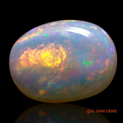 1.00 Cts Natural Australian Fire Opal Loose Gemstone Oval Cabochon 8x6x2 mm AG-275
