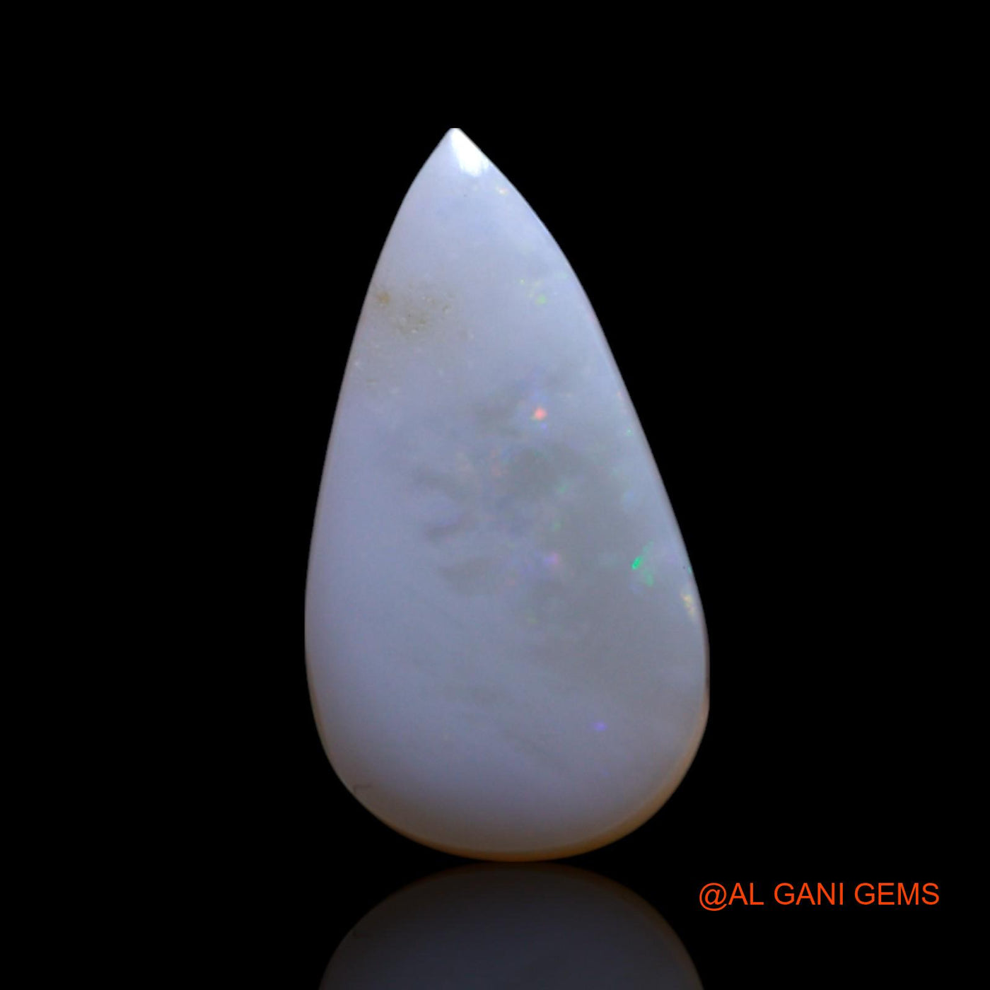1.80 Cts Natural Australian Fire Opal Pear Cabochon Loose Gemstone For Jewelry 13x7x3 mm AG-27