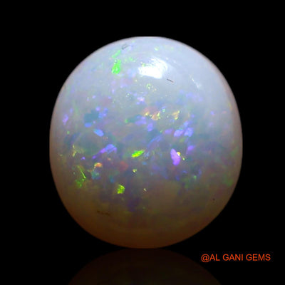 1.00 Cts Natural Australian Fire Opal Oval Cabochon Loose Gemstone For Jewelry 7x7x3 mm AG-280
