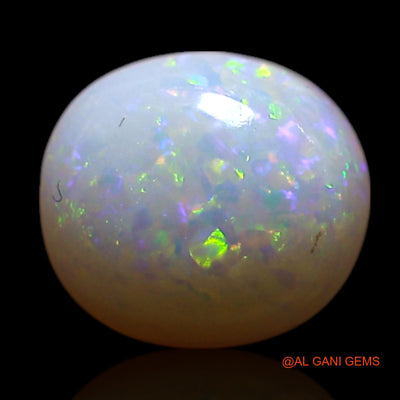 1.00 Cts Natural Australian Fire Opal Oval Cabochon Loose Gemstone For Jewelry 7x7x3 mm AG-280
