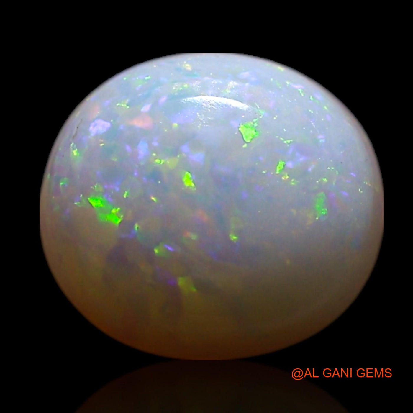 1.00 Cts Natural Australian Fire Opal Oval Cabochon Loose Gemstone For Jewelry 7x7x3 mm AG-280
