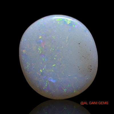 1.00 Cts Natural Australian Fire Opal Oval Cabochon Loose Gemstone For Jewelry 7x7x3 mm AG-280