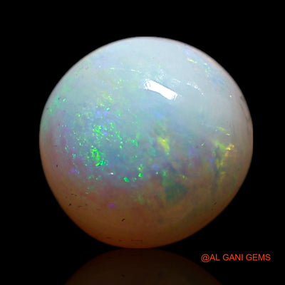 1.00 Cts Natural Australian Fire Opal Round Cabochon Loose Gemstone For Jewelry 7x7x4 mm AG-281