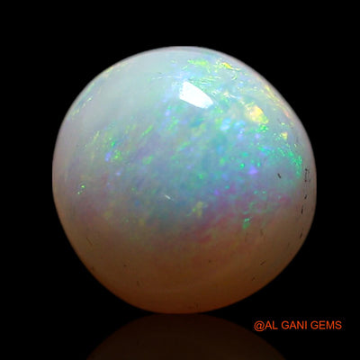 1.00 Cts Natural Australian Fire Opal Round Cabochon Loose Gemstone For Jewelry 7x7x4 mm AG-281