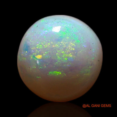 1.00 Cts Natural Australian Fire Opal Round Cabochon Loose Gemstone For Jewelry 7x7x4 mm AG-281
