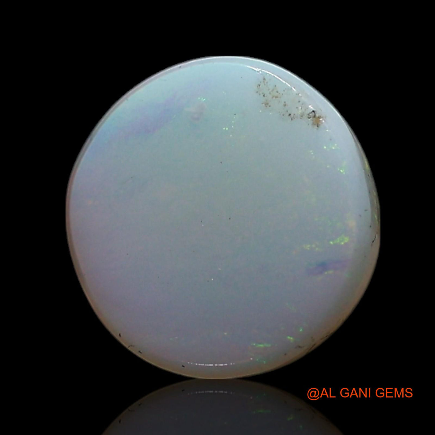 1.00 Cts Natural Australian Fire Opal Round Cabochon Loose Gemstone For Jewelry 7x7x4 mm AG-281