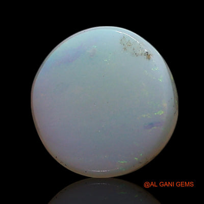 1.00 Cts Natural Australian Fire Opal Round Cabochon Loose Gemstone For Jewelry 7x7x4 mm AG-281