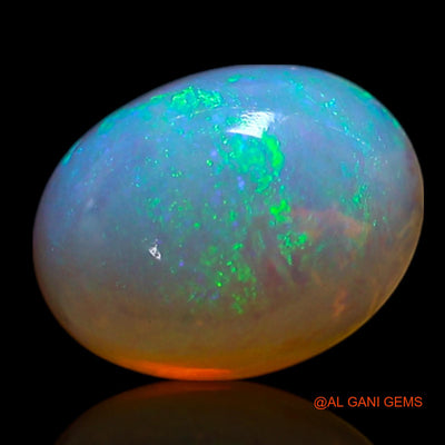 1.00 Cts Natural Australian Fire Opal Loose Gemstone Oval Cabochon 8x6x3 mm AG-282