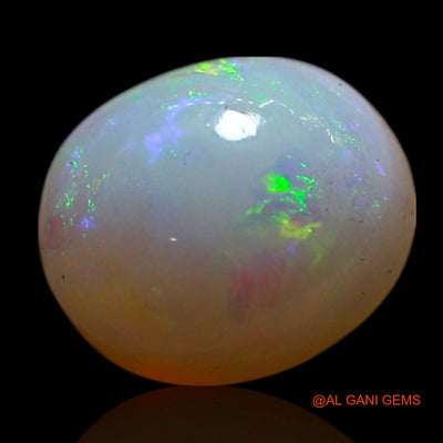 Natural Untreated Fire Opal Loose Gemstone Oval Cabochon From Australia 1.00 Cts 7x6x4 mm AG-283