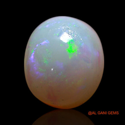 Natural Untreated Fire Opal Loose Gemstone Oval Cabochon From Australia 1.00 Cts 7x6x4 mm AG-283